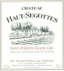 Château Haut-Ségottes Saint Émilion Grand Cru 2016