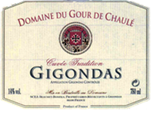 Bonfils, Domaine du Gour de Chaulé, Gigondas 2016