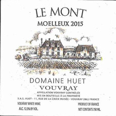 Domaine Huet Vouvray Moelleux "Le Mont" 2018