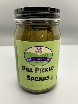 Dill Pickle Spears 16oz Julz's Creations