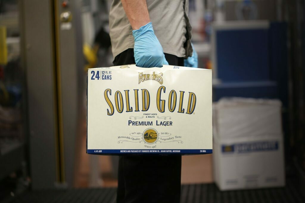 Founders Solid Gold Lager 15pk