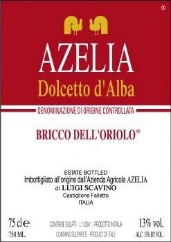 Azelia Dolcetto d'Alba Bricco dell Oriolo 2019