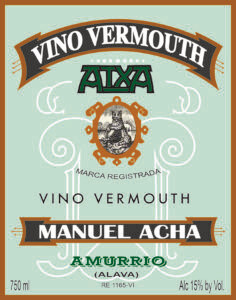 Destilerías Acha Vino Vermouth Blanco