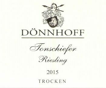 Weingut Donnhoff Tonschiefer Riesling Trocken Dry Slate 2020