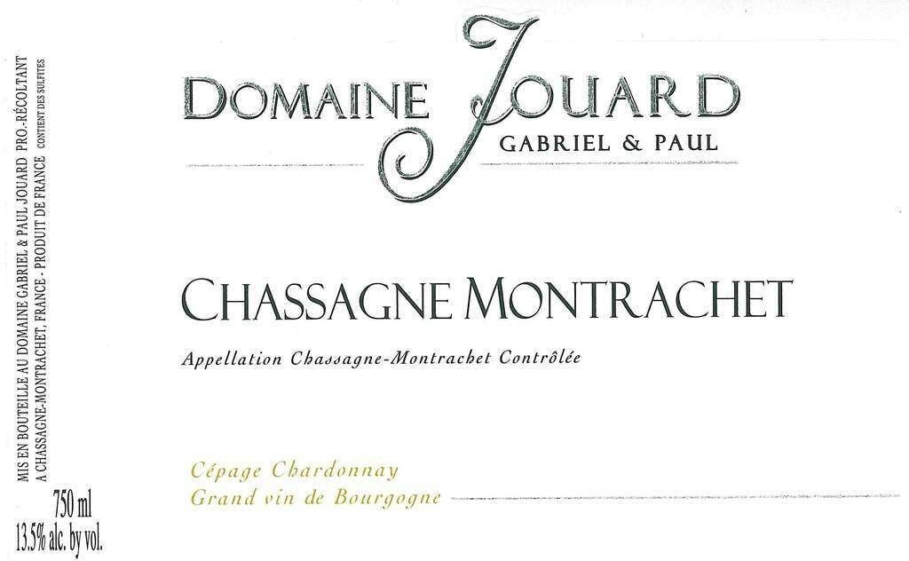 Paul Jouard Chassagne-Montrachet Blanc 2018