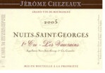 Jerome Chezeaux "Les Vaucrains" Nuits Saint Georges 1er Cru 2019