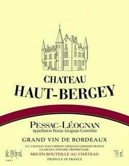 Chateau Haut Bergey 2005 Pessac-Leognan