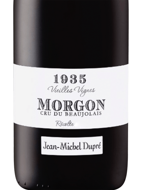 Jean-Michel Dupre Vignes 1935 Morgon 2019