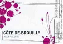 Alex Foillard Cote de Brouilly 2019