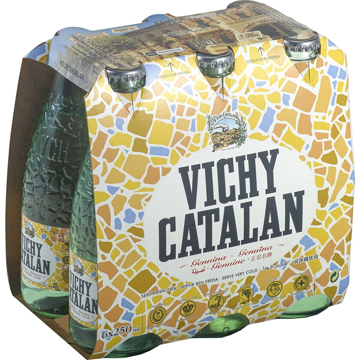 Vichy Catalan Sparkling Water 6 x 8oz