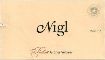 Nigl 2021 Gruner Veltliner Freiheit