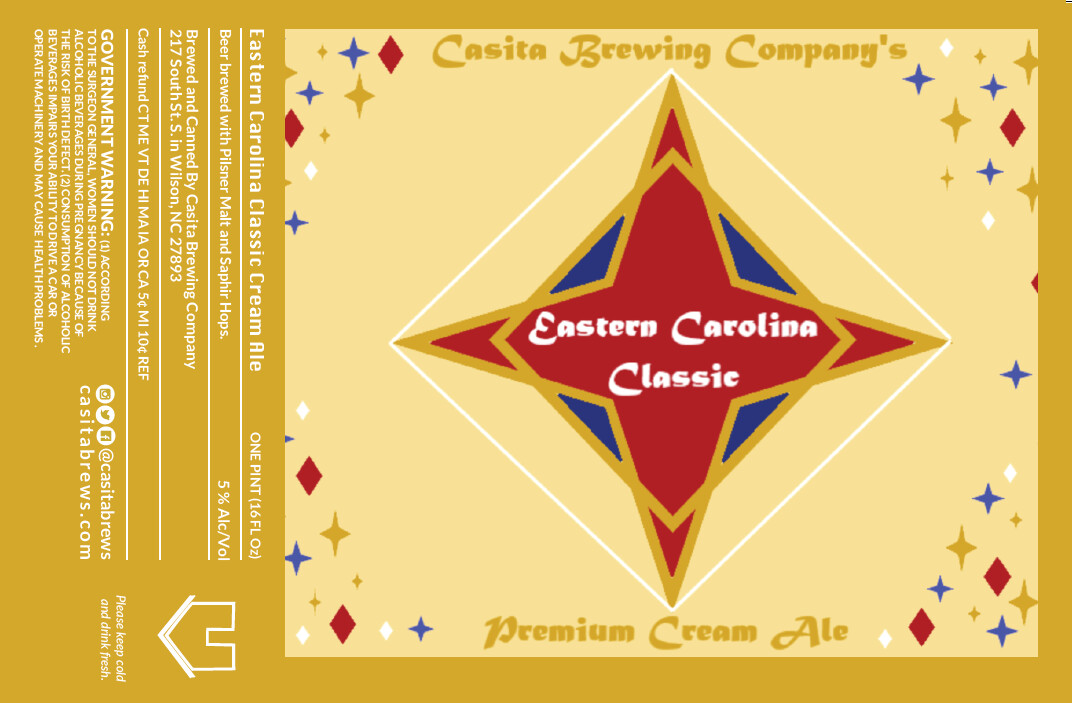 Casita Eastern Carolina Classic Cream Ale