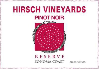 Hirsch Vineyards 2018 Reserve Estate Pinot Noir