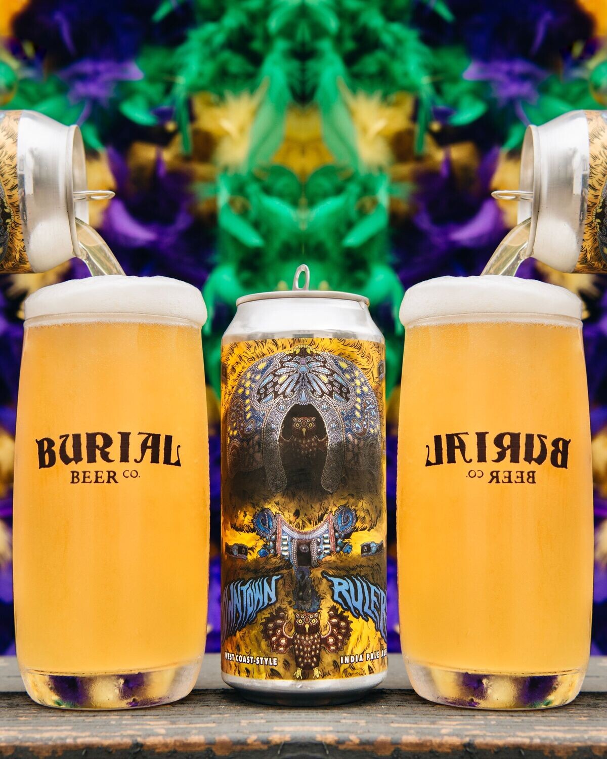 Burial Downtown Rulers West Coast India Pale Ale