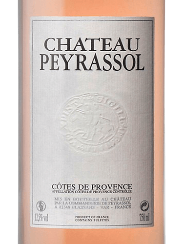 Chateau Peyrassol 2016 Cotes du Provence Rose'