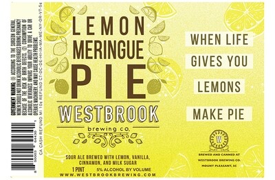 Westbrook Lemon Meringue Pie Sour