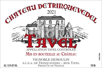 Chateau de Trinquevedel 2022 Tavel Rose'