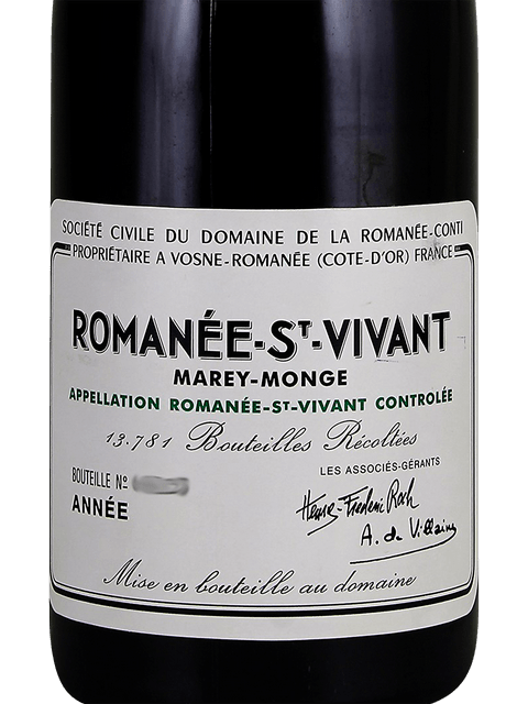 2019 DRC Domaine de la Romanée-Conti Romanée-St-Vivant Marey-Monge