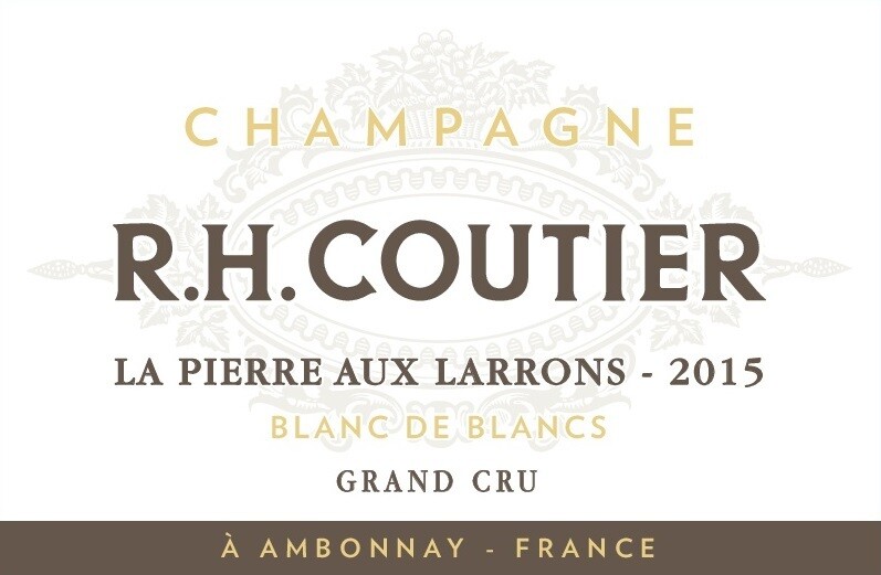 R. H. Coutier, 2015 Pierre Aux Larrons, Blanc de Blancs, Grand Cru Brut Nature