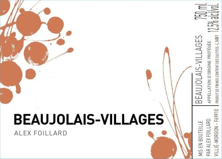 Alex Foillard 2021 Beaujolais-Villages