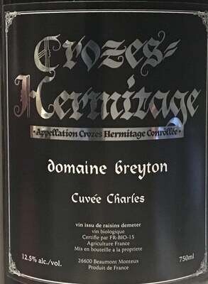 Domaine Breyton Cuvee Charles Crozes Hermitage 2020