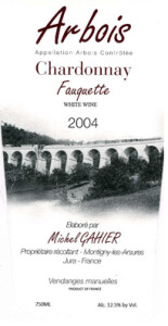 2017 Gahier “La Fauquette” Arbois Blanc
