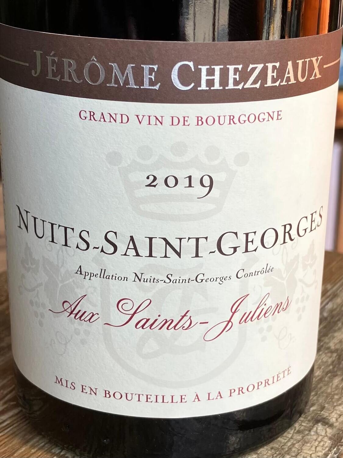 2019 Jerome Chezeaux Nuits-Saint-Georges Aux Saints-Juliens