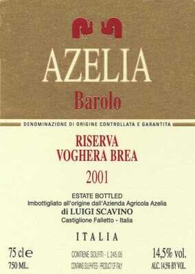 Azelia Barolo Voghera Brea Riserva 2001