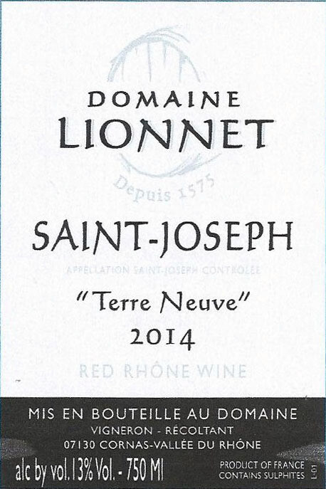 2020 Lionnet Saint-Joseph Terre Neuve