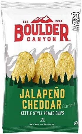 Boulder Canyon Jalapeño Cheddar Kettle Chips