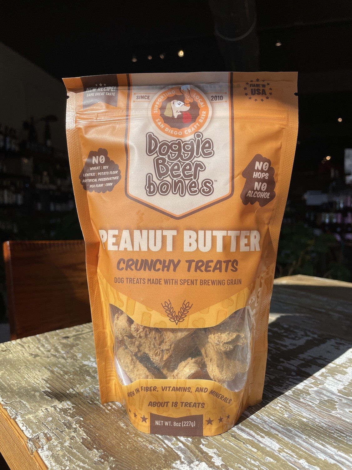 DoggieBeerBones Peanut Butter Treats