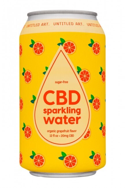 Untitled Art CBD Grapefruit Sparkling Water