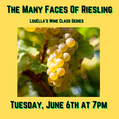 Wine Class Ticket - The Many Faces of Riesling
