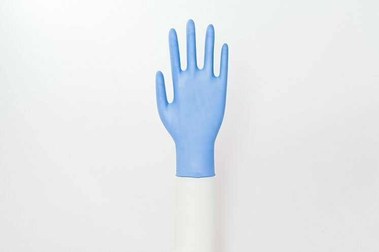 blauer Nitril Untersuchungshandschuh, Größe XL, 230 St