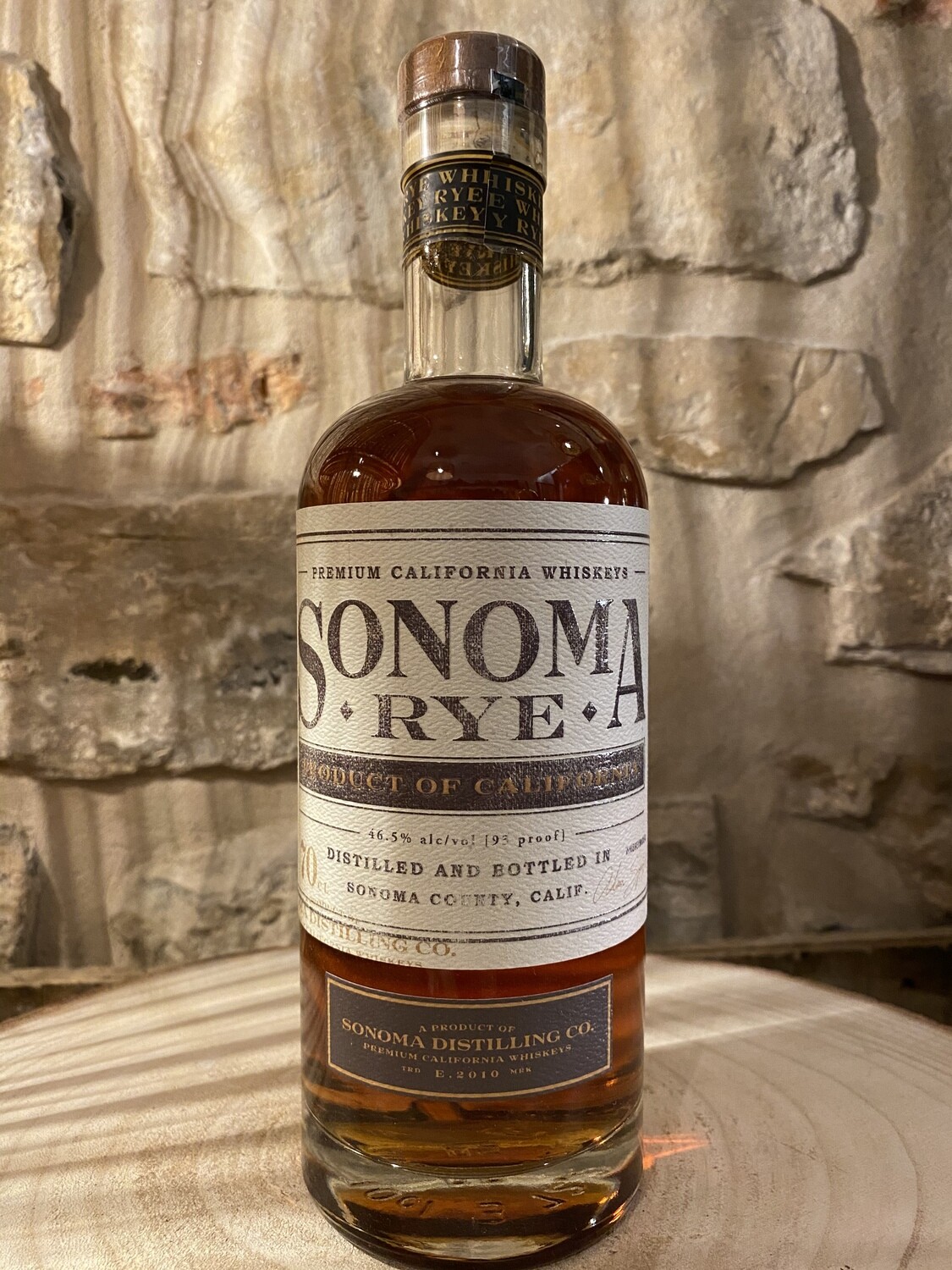 Rye Whisky Sonoma, Californie Rye Whisky Sonoma, Californie