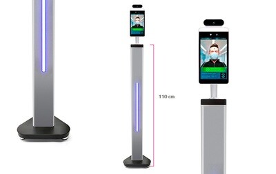 Control de acceso Goodview, reconocimiento facial y temperatura. Terminal Totem