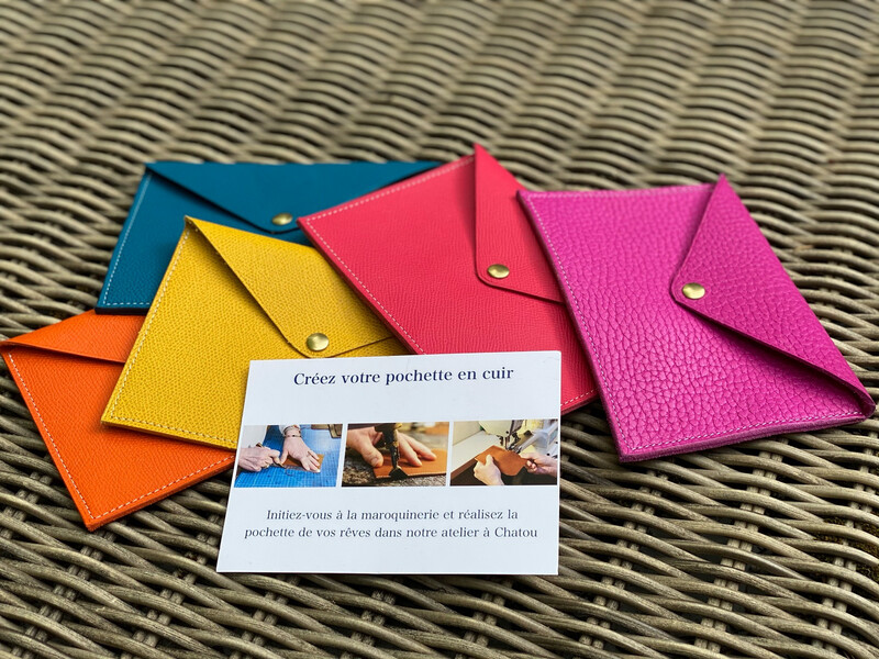 Fabriquez votre pochette en cuir