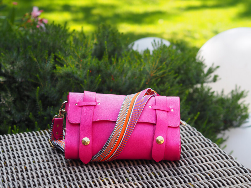 Sacoche « Gustave » fuchsia