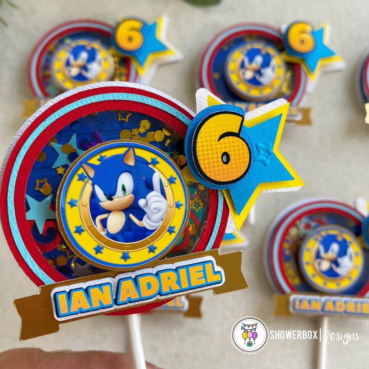 CUPCAKE TOPPERS 3D / SHAKERS