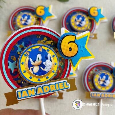 CUPCAKE TOPPERS 3D / SHAKERS