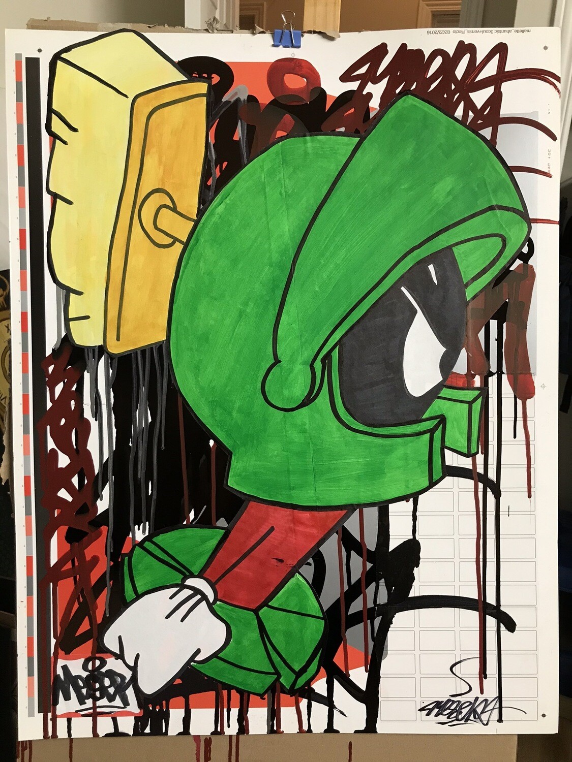 MARVIN THE MARTIAN 20”x26” BY MESER