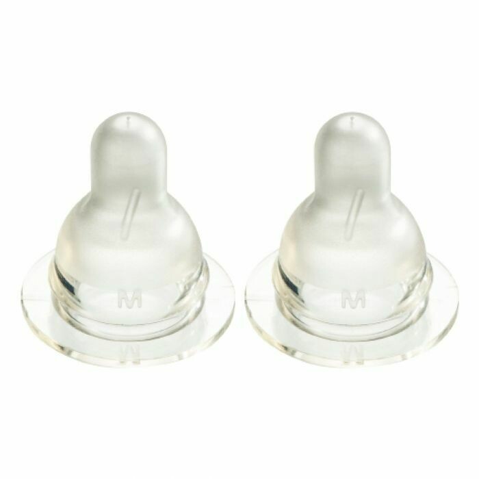 Difrax Flessenspeen Natural Medium - 2 stuks