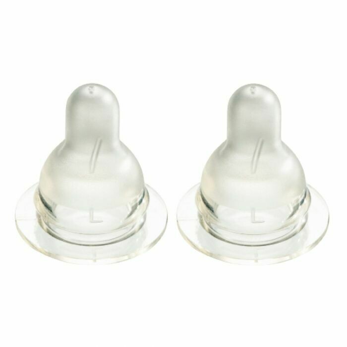 Difrax Flessenspeen Natural Large - 2 stuks