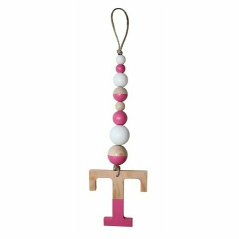 Letterhanger Fuchsia Wit