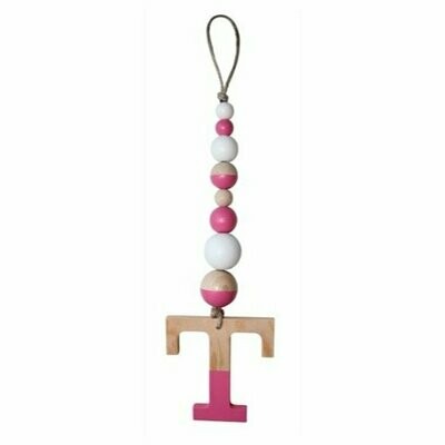 Letterhanger Fuchsia Wit