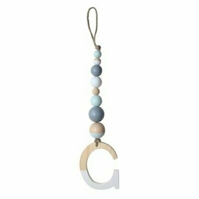 Letterhanger Grijs Mint Wit