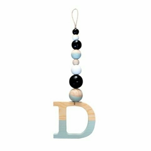 Letterhanger Zwart Earlydew Wit