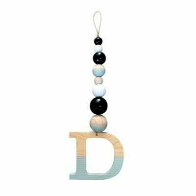 Letterhanger Zwart Earlydew Wit