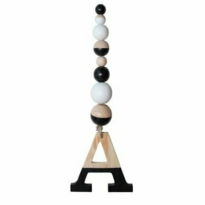 Letterhanger Zwart Wit