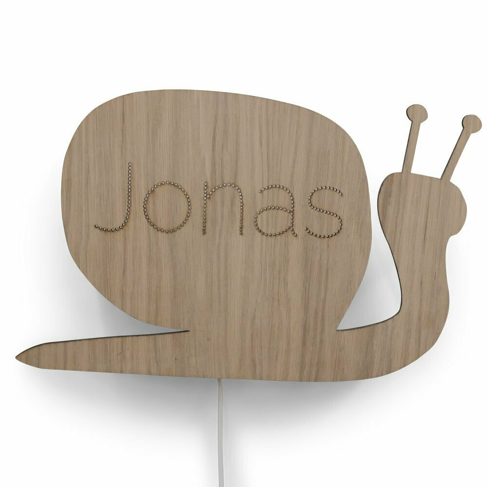 Wandlamp Beestenbos - Slak met naam